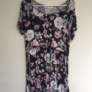 Latched Mama floral dress